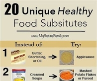 20 substitutes for healthy cooking 