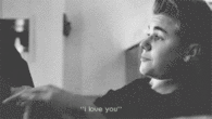 I love you