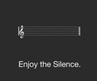 Enjoy the silence