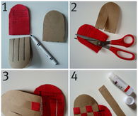 DIY Construction Paper Heart