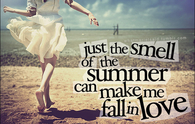 the smell of summer