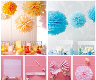 DIY Tissue Pom Poms