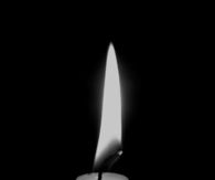 flickering candle