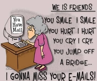 We is friends...