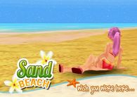 Sand Beach Wish You Were Here