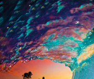 Colorful Ocean Wave