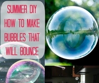 DIY Summer Bouncing Bubbles