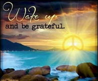 Wake Up and Be Grateful!