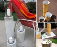 DIY Candle Pillars