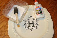 Monogram Plate
