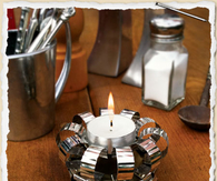 DIY Tin Can Tea Light holder