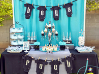 Rock party Baby shower theme
