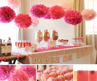 Ready to pop decorations for baby shower