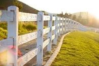 White fence