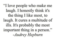 I love people who make me laugh