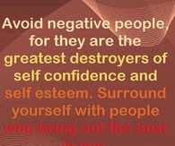 avoid negative people