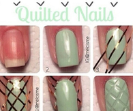 DIY Quilted Nails