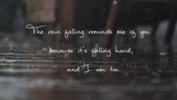 Falling for you