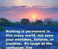Nothing is permanent
