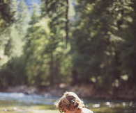 At the river