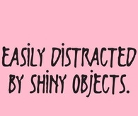 Easily Distracted by Shiny Objects