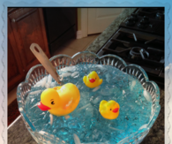 Nautical baby shower drink