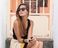 Pleated Skirt & Tank Top