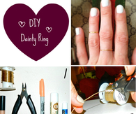 DIY Dainty Rings