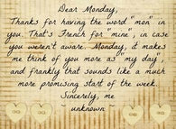 Dear Monday