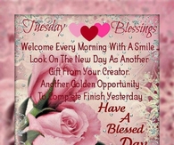 Tuesday Blessings