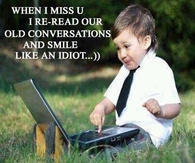 When I miss you