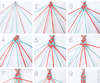 DIY Heart Pattern Friendship Bracelet