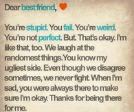 Dear Best Friend