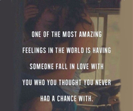One of the Most Amazing Feelings