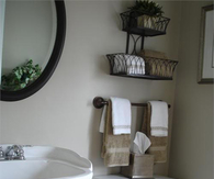 Bathroom storage bins