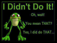 I dont do it