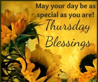 Thursday Blessings