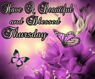 Have a beautiful Thursday