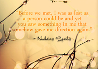 you saw everything in me