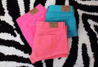 Denim shorts