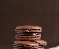 Chocolate macaroons