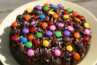 Chocolate candy cake