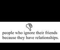 People Who Ignore Their Friends