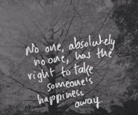 No one Absolutely No One