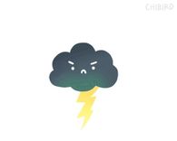 Chibird Happy Sad Angry Clouds