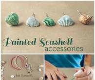 DIY Painted Seashell Accessories