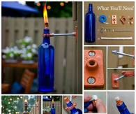 DIY Wine Bottle Torch