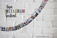 Sewn Instagram Garland