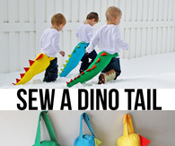 DIY Dino Tail Tutorial