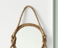 Frame out a mirror with rope